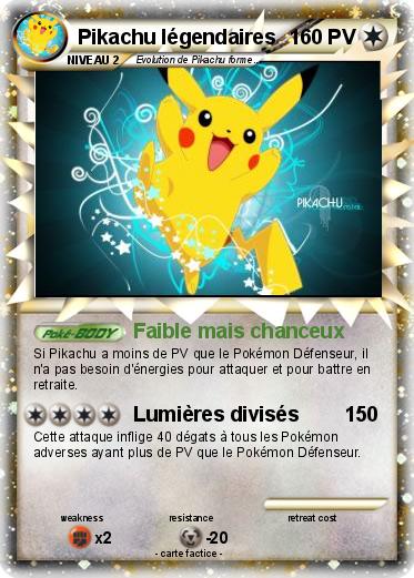 Pokemon Pikachu légendaires