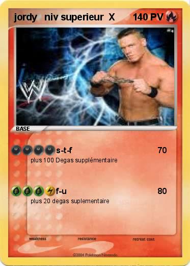 Pokemon jordy   niv superieur  X