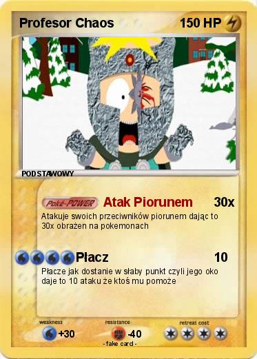 Pokemon Profesor Chaos