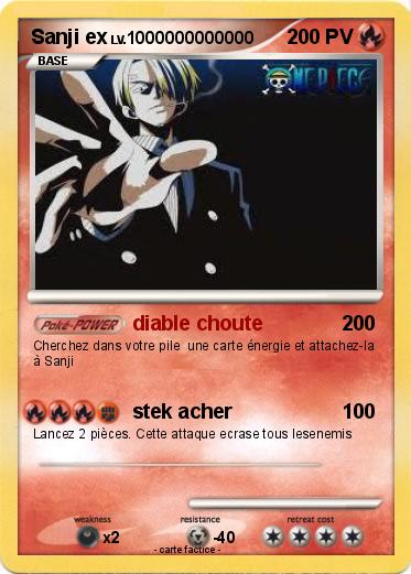 Pokemon Sanji ex