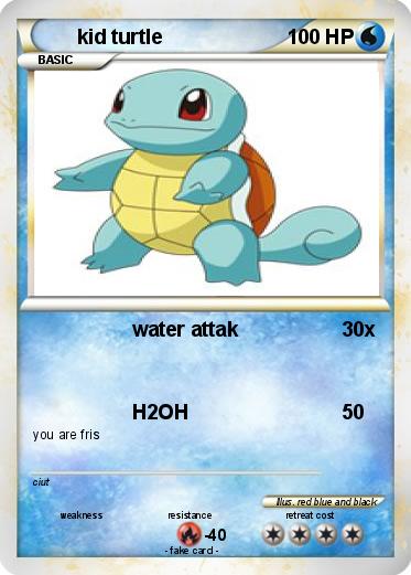 Pokemon kid turtle