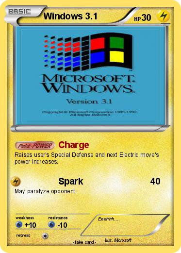 Pokemon Windows 3.1