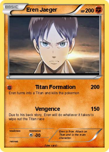 Pokemon Eren Jaeger