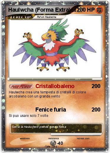 Pokemon Haulwcha (Forma Extra)