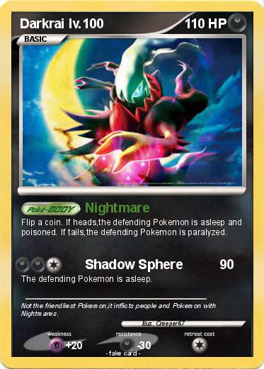 Pokemon Darkrai lv.100