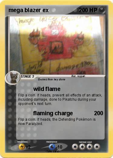 Pokemon mega blazer ex