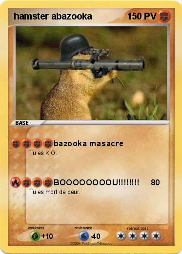 Pokemon hamster abazooka