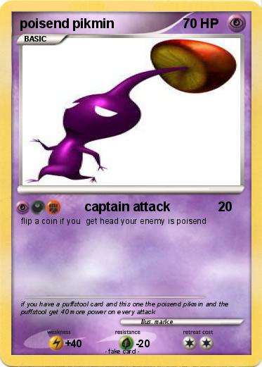 Pokemon poisend pikmin