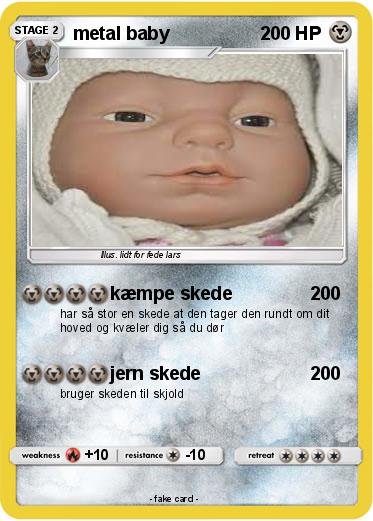 Pokemon metal baby