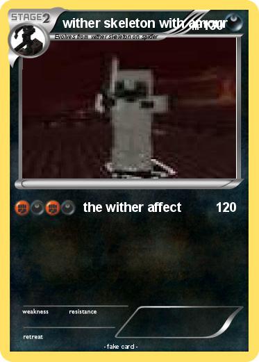 Pokemon wither skeleton with amour