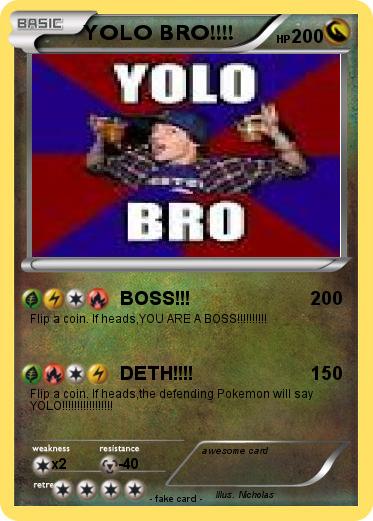 Pokemon YOLO BRO!!!!