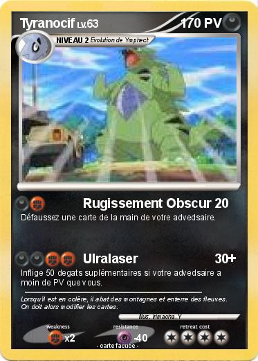 Pokemon Tyranocif