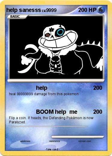 Pokemon help sanesss