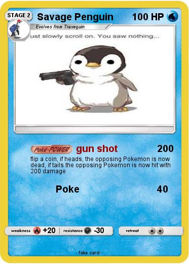 Pokemon Savage Penguin