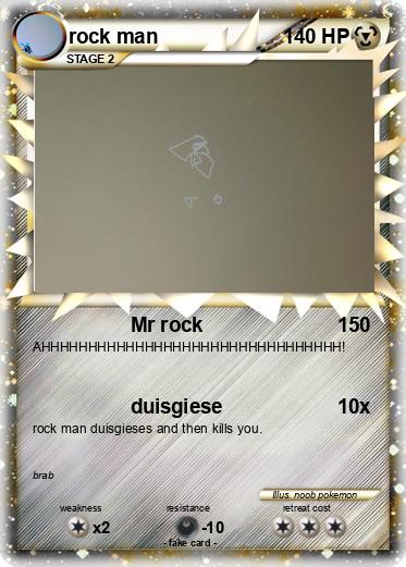 Pokemon rock man