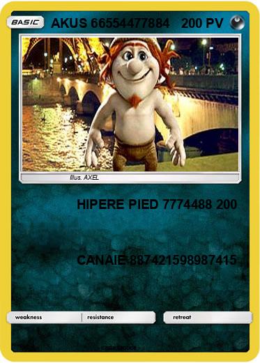 Pokemon AKUS 66554477884