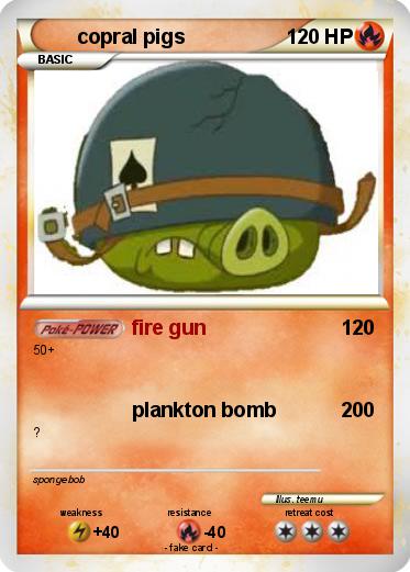 Pokemon copral pigs