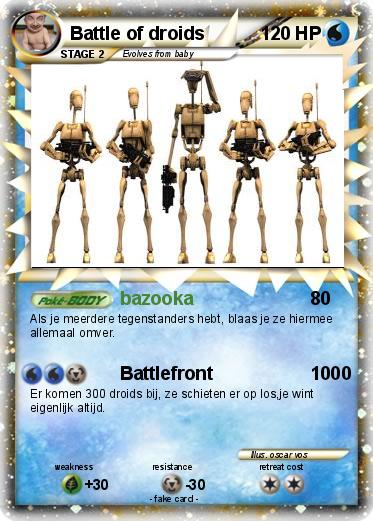 Pokemon Battle of droids