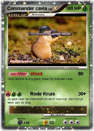 Pokemon Commander cavia