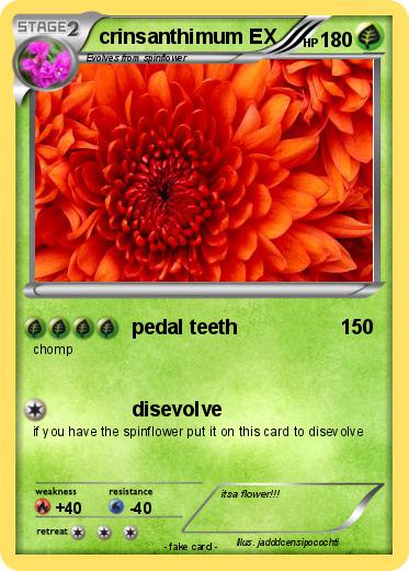 Pokemon crinsanthimum EX