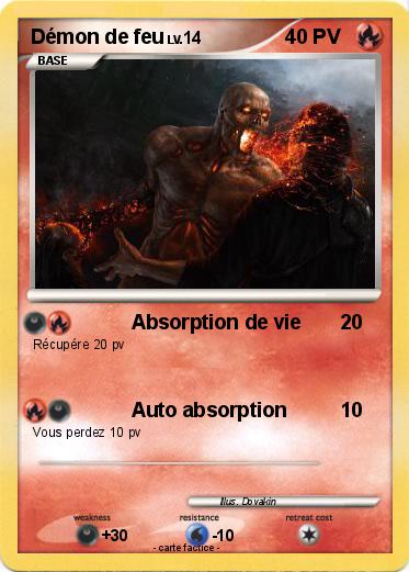Pokemon Démon de feu