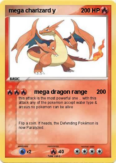 Pokemon mega charizard y