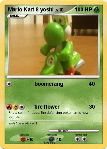 Pokemon Mario Kart 8 yoshi