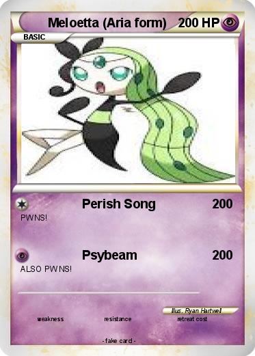 Pokemon Meloetta (Aria form)