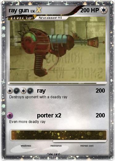 Pokemon ray gun