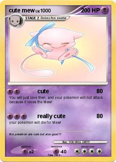 Pokemon cute mew
