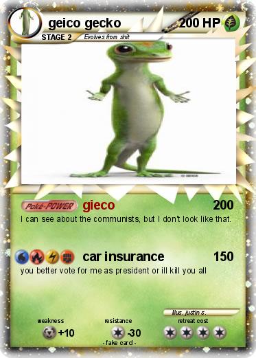 Pokemon geico gecko