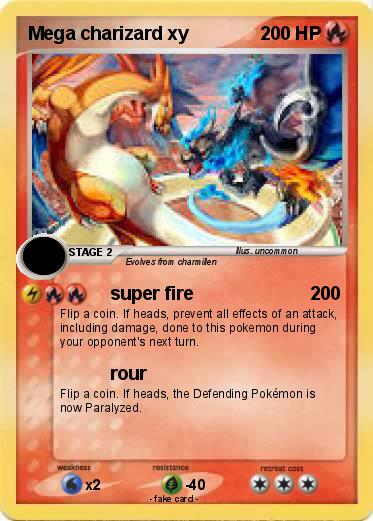Pokemon Mega charizard xy