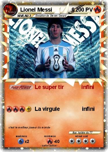 Pokemon Lionel Messi             9