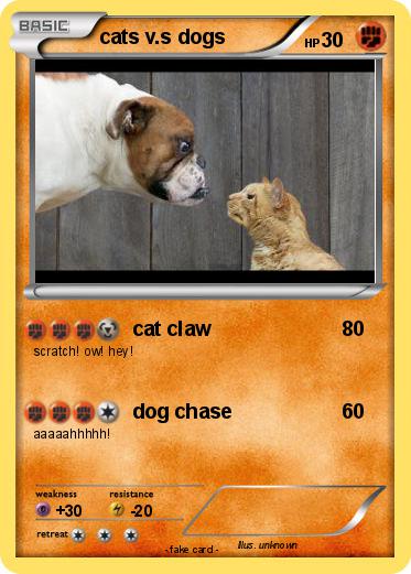 Pokemon cats v.s dogs