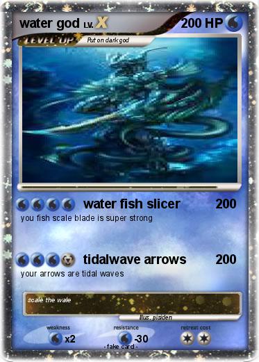 Pokemon water god