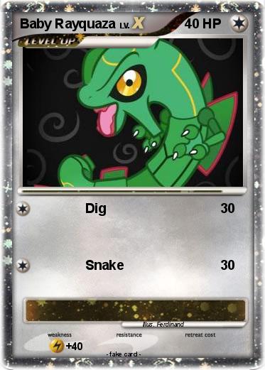 Pokemon Baby Rayquaza