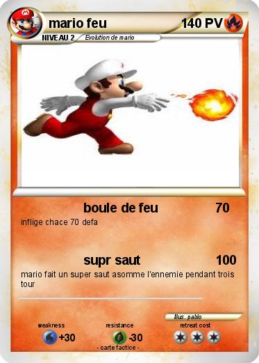 Pokemon mario feu