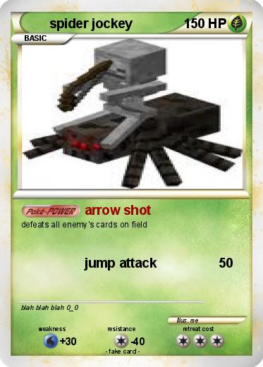 Pokemon spider jockey