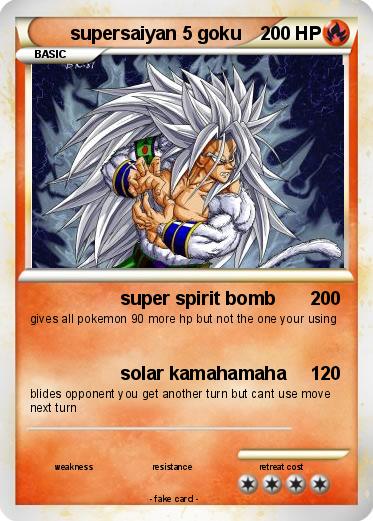 Pokemon supersaiyan 5 goku
