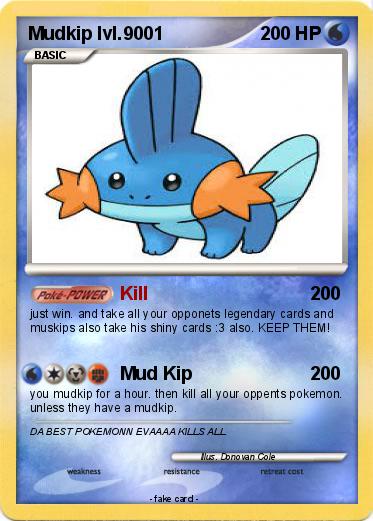 Pokemon Mudkip lvl.9001