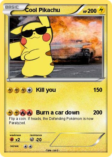 Pokemon Cool Pikachu