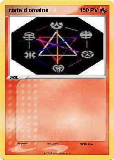 Pokemon carte d omaine