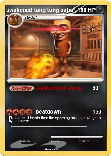 Pokemon awakened tung tung sahur