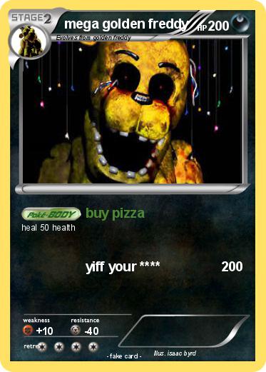 Pokemon mega golden freddy