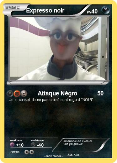 Pokemon Expresso noir