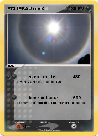 Pokemon ECLIPSAU niv.X