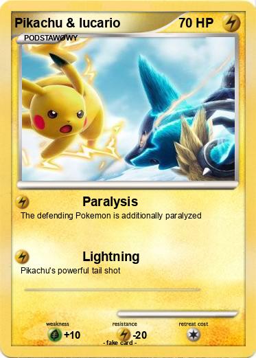 Pokemon Pikachu & lucario