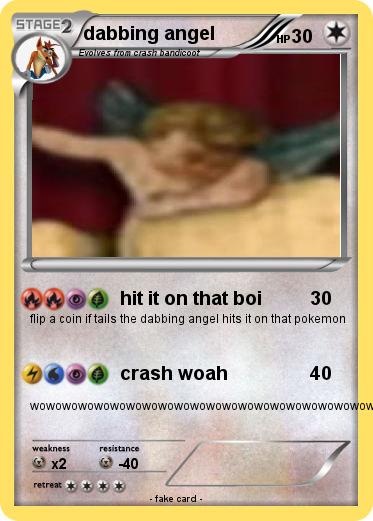 Pokemon dabbing angel
