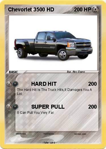 Pokemon Chevorlet 3500 HD
