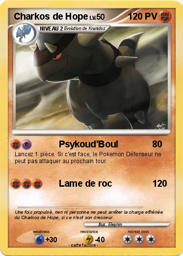 Pokemon Charkos de Hope
